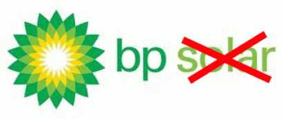 BP deixa de energia solar
