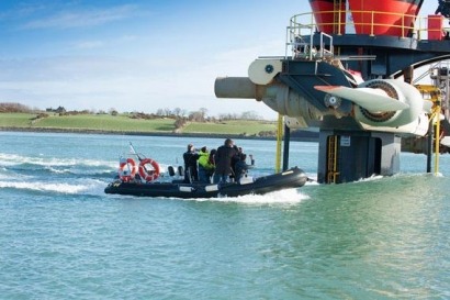 La bahía canadiense de Fundy acogerá una turbina de corrientes marinas de 2 MW