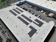 Yanmar America installs 914 solar panels on the roof of its Adairsville headquarters.