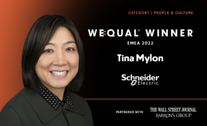 Tina Mylon de Schneider Electric gana el premio People and Culture de WeQual