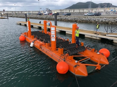 La empresa vasca Arrecife probará su captador de la energía de las olas frente a la costa de Vizcaya