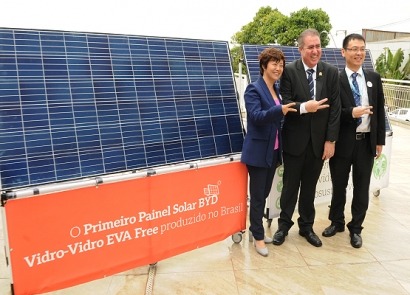 Comienza a funcionar en el estado de Sao Paulo una fábrica de paneles fotovoltaicos