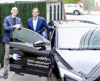 Cabify desplegará en 2023 una flota de 1.400 vehículos eléctricos en España 