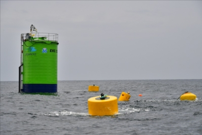 La boya undimotriz diseñada por Oceantec sobrevive a un año de pruebas en el Cantábrico