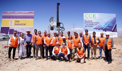 CCE construirá en Chile un parque fotovoltaico de 87 megavatios sin bancos y sin PPA