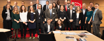 Líderes empresariales en la reducción de CO2 se reúnen en la sede de Acciona