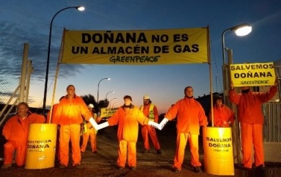 Greenpeace exige a Gas Natural que abandone de inmediato su proyecto de almacenamiento de gas en el entorno de Doñana