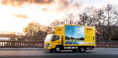 DHL Freight prueba en Berlín dos camiones eléctricos marca Daimler