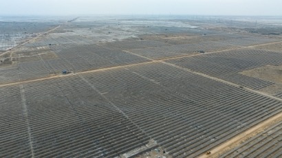 Conectados los primeros 1.000 MW del colosal parque eólico-solar indio que rivaliza en tamaño con Madrid