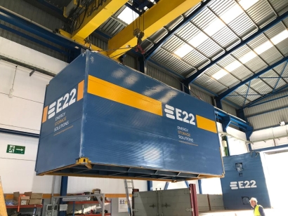 E22 construye uno de los mayores proyectos de almacenamiento de Europa