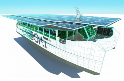 Cantabria presenta el primer catamarán electrosolar de pasajeros de Europa