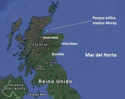 Moray, donde nace la electricidad eólica marina más barata del Reino Unido