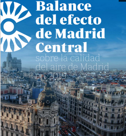 Madrid Central permitió reducciones históricas en 2019 de la contaminación por dióxido de nitrógeno