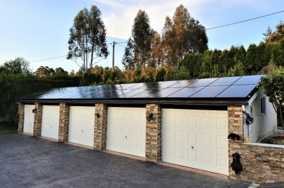 Otra instalación aislada de autoconsumo solar fotovoltaico... en Galicia