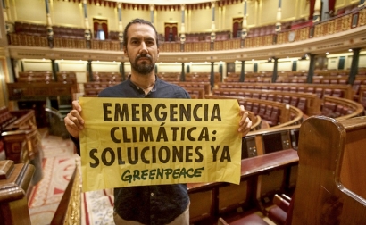 Greenpeace denuncia: el Gobierno Sánchez sigue sin presentar propuestas que reflejen la verdadera urgencia de la crisis climática