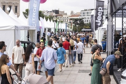  Los vehículos eléctricos toman la madrileña plaza de Colón en la feria VEM2023 