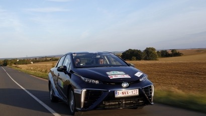 Un vehículo Toyota de hidrógeno gana el primer rally eléctrico de Montecarlo