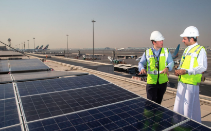 El aeropuerto de Dubai inaugura un sistema solar formado por 15.000 paneles