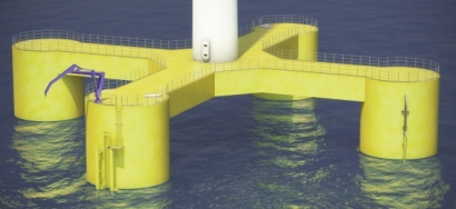 Nautilus desarrolla estructuras flotantes para eólica offshore en aguas profundas