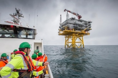 Iberdrola anuncia que concluirá "este año" el parque eólico marino de Saint-Brieuc