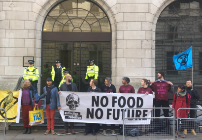 Extinction Rebellion convoca una huelga mundial de hambre por el clima
