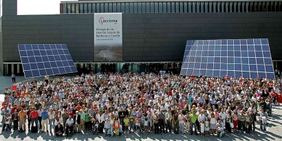 Acciona celebra el veinte cumpleaños de la primera huerta solar de España