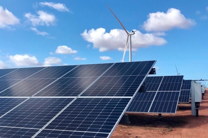 Iberdrola pone en marcha su primera planta híbrida eólica y solar en el mundo en Australia