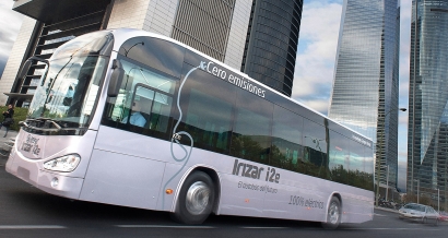 Muchos autobuses eléctricos