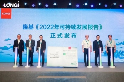 LONGi presenta el Informe de sostenibilidad de 2022 en Beijing