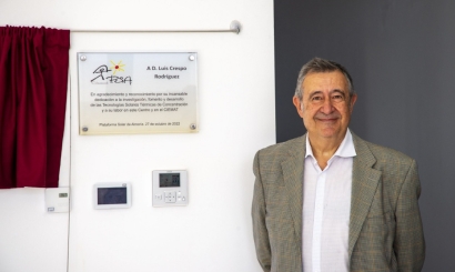El Ministerio de Ciencia e Innovación dedica un edificio en la Plataforma Solar de Almería al doctor Luis Crespo