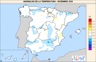 2020 empata con 2017 como el año más cálido en España desde que hay registros