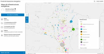 Navarra cartografía su transición energética en un gran mapa digital pionero en España