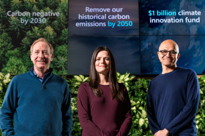 Microsoft se compromete a eliminar del medioambiente para 2050 todas las emisiones de carbono que ha generado