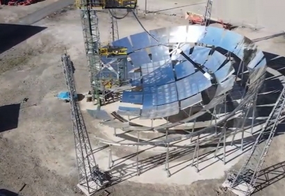 Mosaic, la central termosolar modular que Tekniker está validando en el Centro Nacional de Energías Renovables