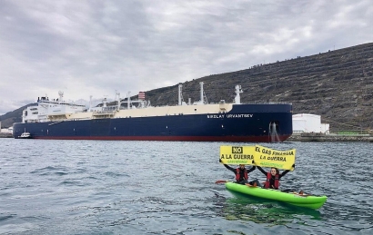 Naturgy ha fletado un buque de gas ruso que está descargando ahora mismo en Vizcaya