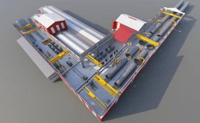 Los astilleros de Navantia Fene fabricarán 14 superpilotes para el parque eólico marino Moray West