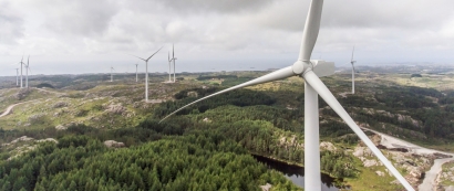 El mayor parque eólico de Noruega suministrará energía renovable a Facebook durante 15 años
