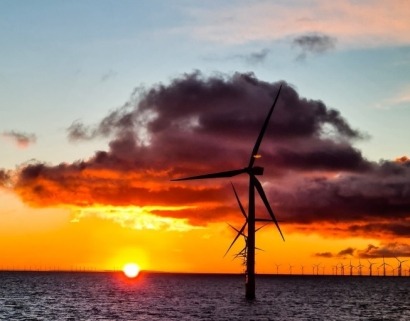La eléctrica estatal danesa construye en aguas británicas el mayor complejo eólico marino del mundo
