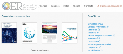 Nueva plataforma web para seguir el desarrollo de las energías limpias