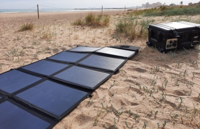 Llega a Madrid el primer sistema portátil de generación de energía solar para aplicaciones de bajo consumo