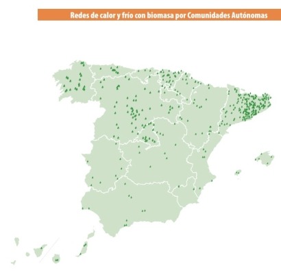 Las redes de calor con biomasa suman 17 nuevas en 2022