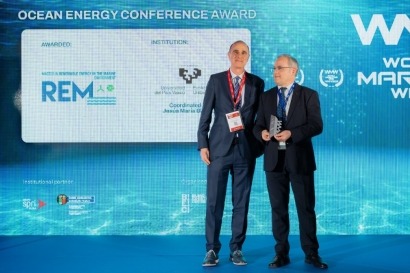 El máster de las energías renovables marinas de la UPV, premio World Maritime Week 2023