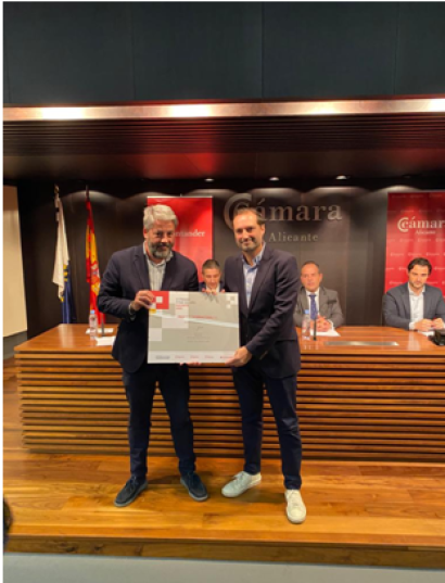 La empresa de energía solar Prosolia reconocida por su trayectoria como Pyme Sostenible 2022 de Alicante