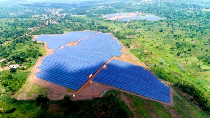 El parque solar más grande de África Oriental y Central lleva la Marca España