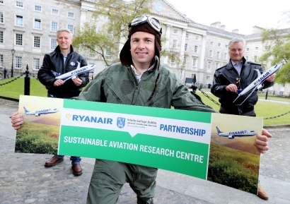 Ryanair y el Trinity College anuncian la creación de un centro de I+D sobre Combustibles de Aviación Sostenibles