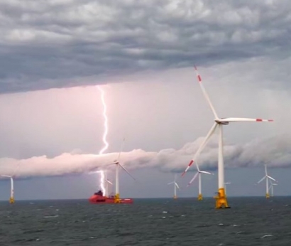 La eólica marina europea arrasa en la costa este