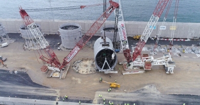 Avanza en Bilbao la fabricación de la plataforma eólica marina flotante DemoSATH 