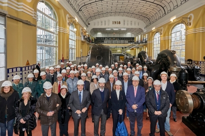 Acciona conmemora en el Alto Aragón el centenario de la central hidroeléctrica de Seira