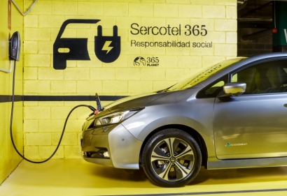 El grupo Sercotel incorpora puntos de recarga para coches eléctricos en los aparcamientos de sus hoteles