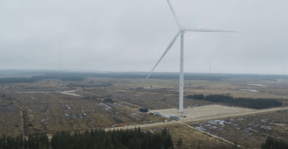 El aerogenerador más grande jamás instalado por Siemens Gamesa genera sus primeros kilovatios hora